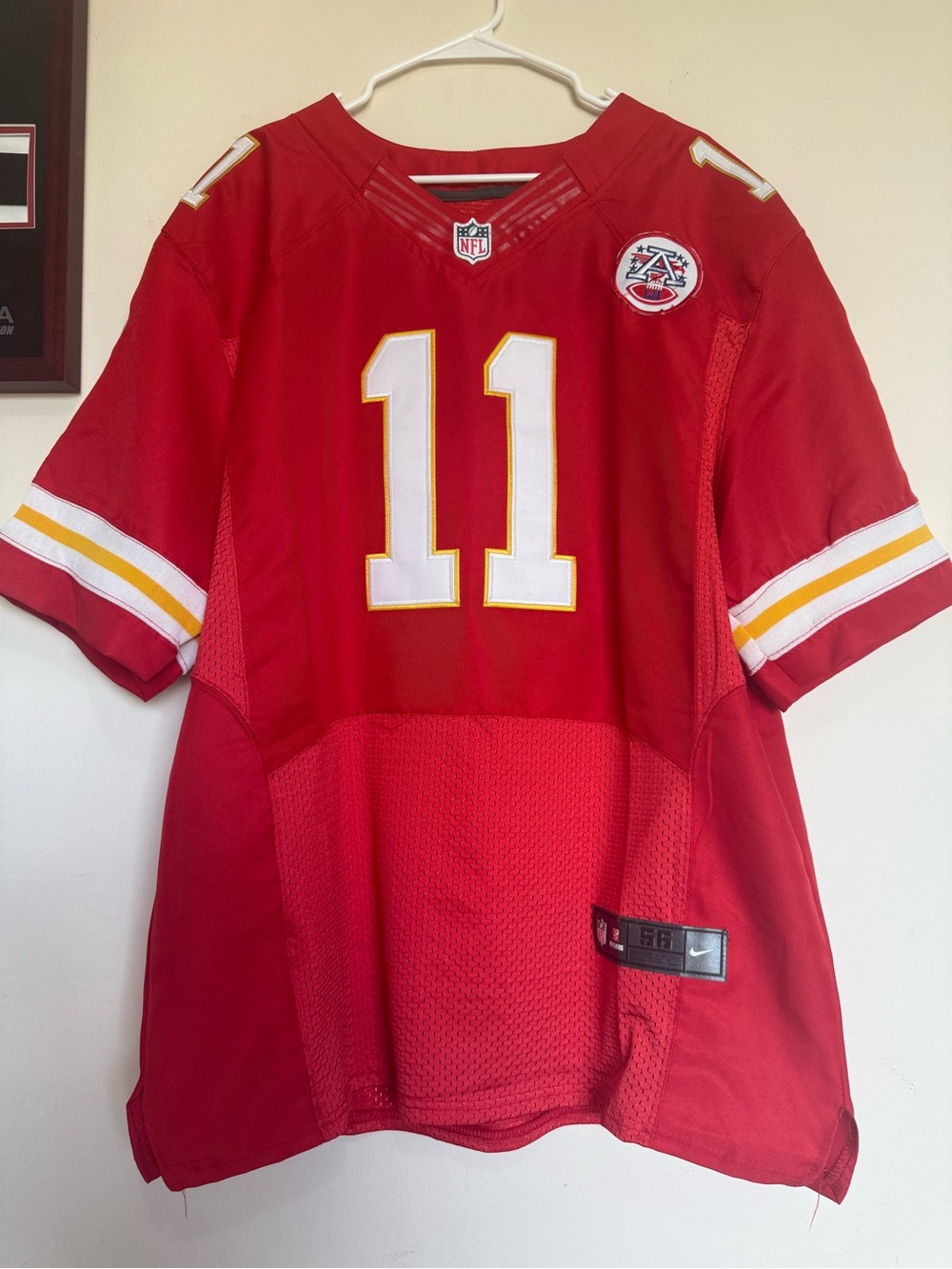 Kansas City Chiefs #11 Alex Smith Signed Jersey 3XL Men’s